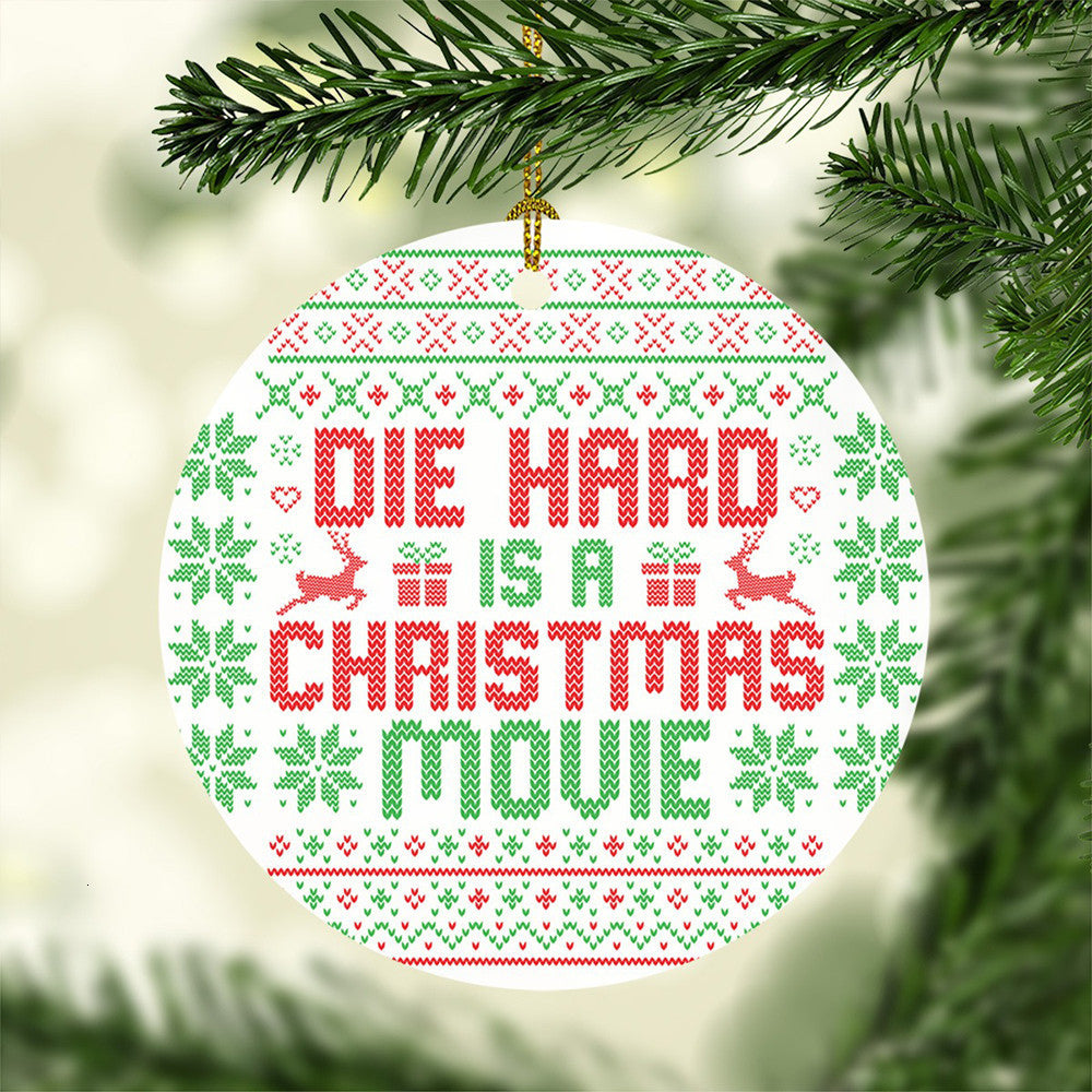 Die Hard Is A Christmas Movie Ornament Funny Xmas Ornament Die Hard Christmas Decoration Ideas Die Hard Is A Christmas Movie Ornament Funny Xmas Ornament Die Hard Christmas Decoration Ideas