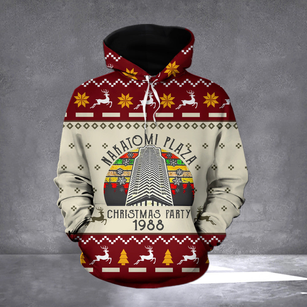 Die Hard Ugly Christmas Sweater Nakatomi Plaza Christmas Party 1988 Sweater Clothing Die Hard Ugly Christmas Sweater Nakatomi Plaza Christmas Party 1988 Sweater Clothing