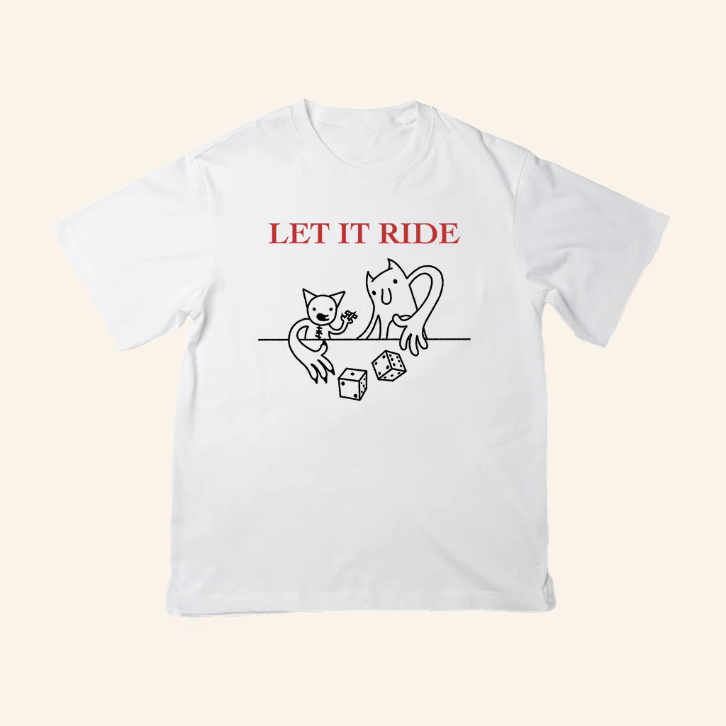 Diem Archive Merch Let It Ride White T-Shirt Funny Gifts For Friends