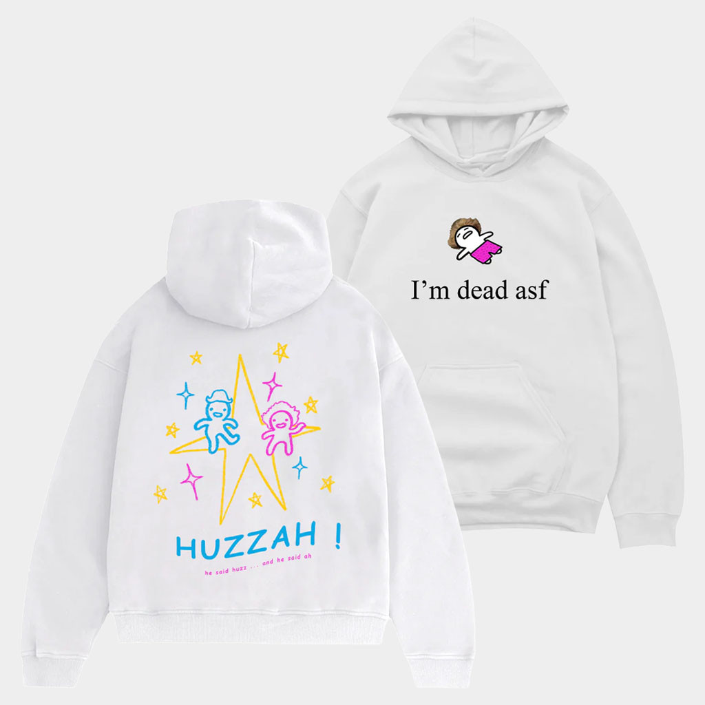 Diemarchive Merch I'm Dead Asf Hoodie White Birthday Gift For Besties