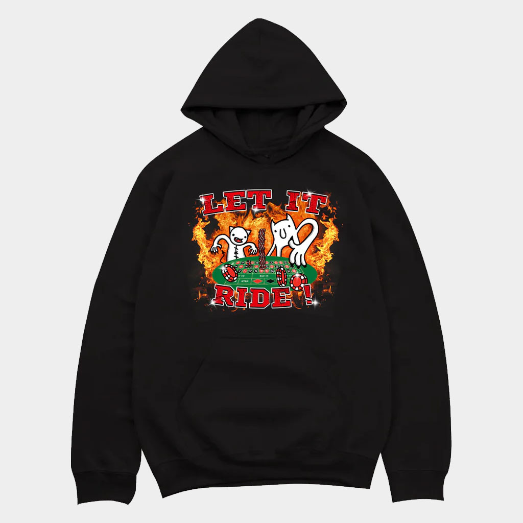Diemarchive Merch LET IT RIDE Rap Hoodie Birthday Presents For Boyfriend