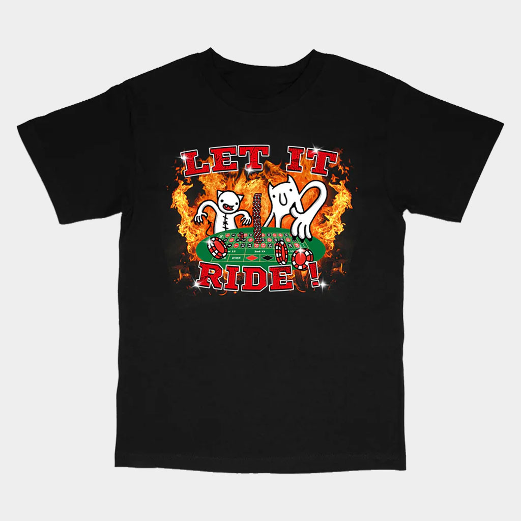 Diemarchive Merch LET IT RIDE Rap T-Shirt Black Good Gifts For Son