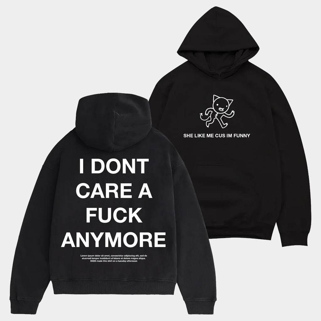 Diemarchive Merch She Like Me Cus Im Funny Hoodie Black Gifts For Best Friends-1