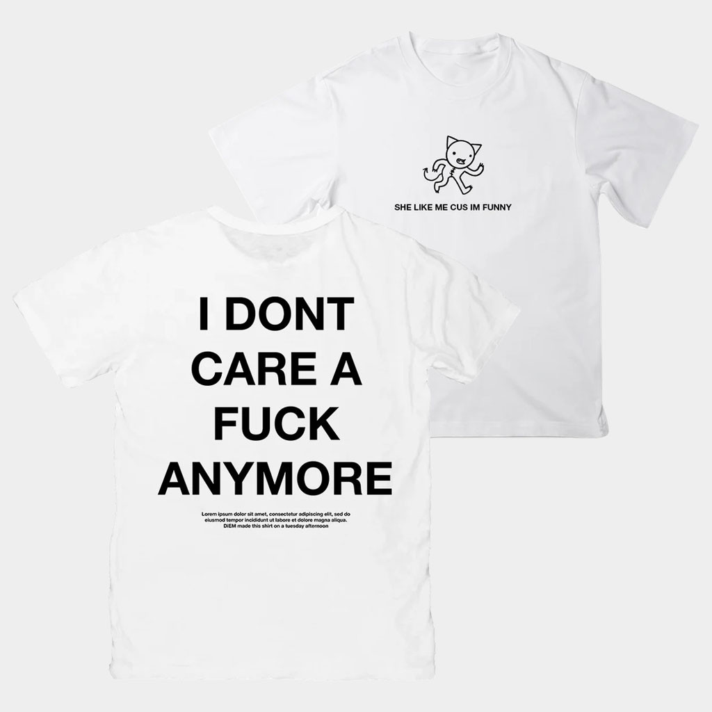 Diemarchive Merch She Like Me Cus Im Funny T-Shirt White Gifts For Besties