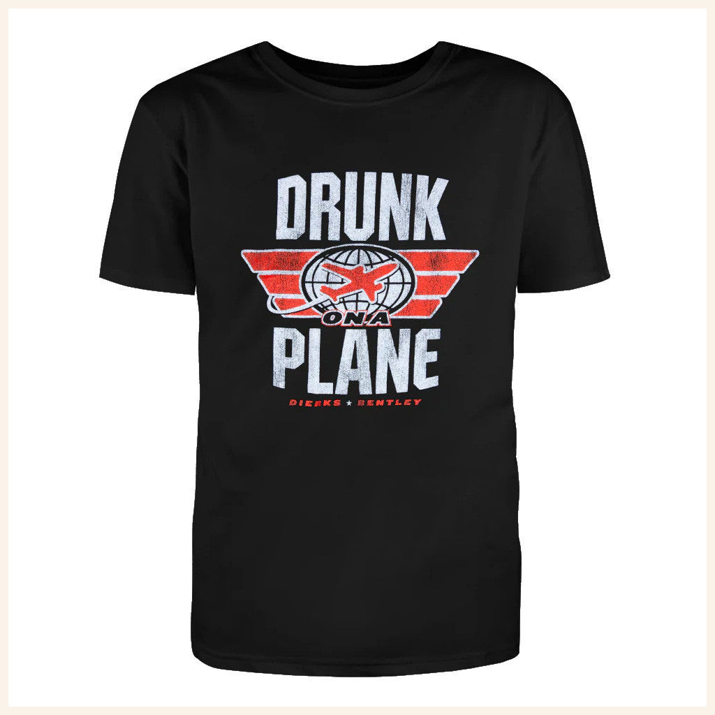 Dierks Bentley Merch Tour 2025 Drunk On A Plane Jet Shirt Unique Gifts For Music Lovers Dierks Bentley Merch Tour 2025 Drunk On A Plane Jet Shirt Unique Gifts For Music Lovers