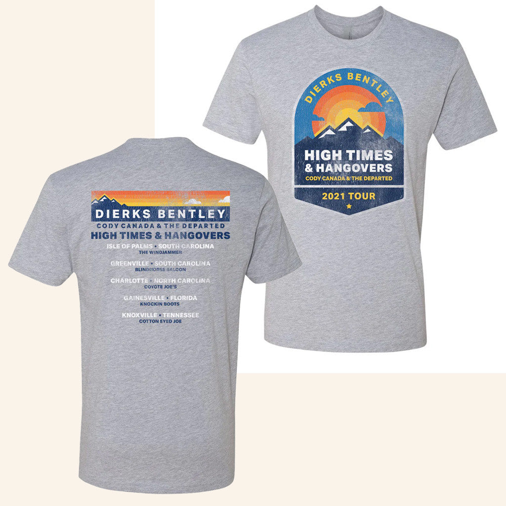 Dierks Bentley Merch Tour 2025 High Times And Hangovers T-Shirt Cool Gifts For Music Lovers Dierks Bentley Merch Tour 2025 High Times And Hangovers T-Shirt Cool Gifts For Music Lovers