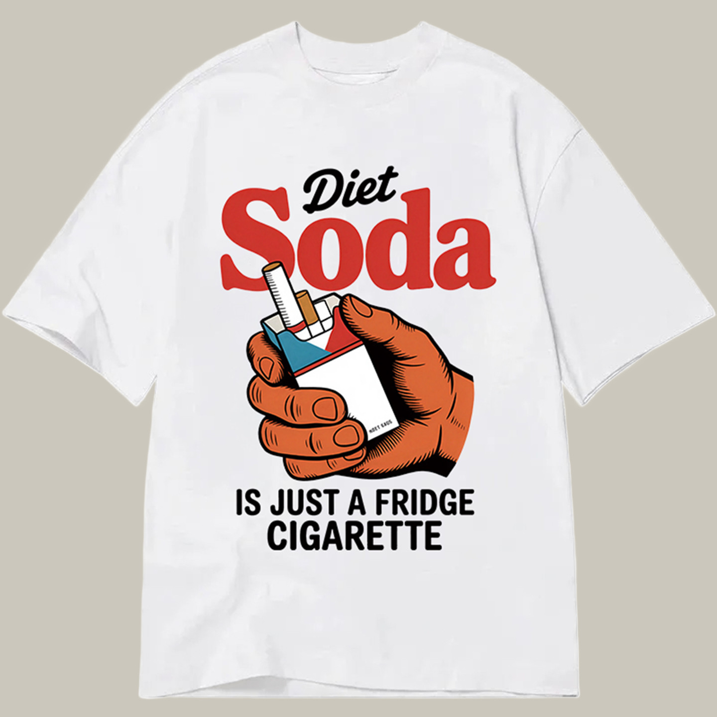 Diet Soda Is Just A Fridge Cigarette Funny Classic Shirt Funny T-Shirts Xmas Gifts For Brother