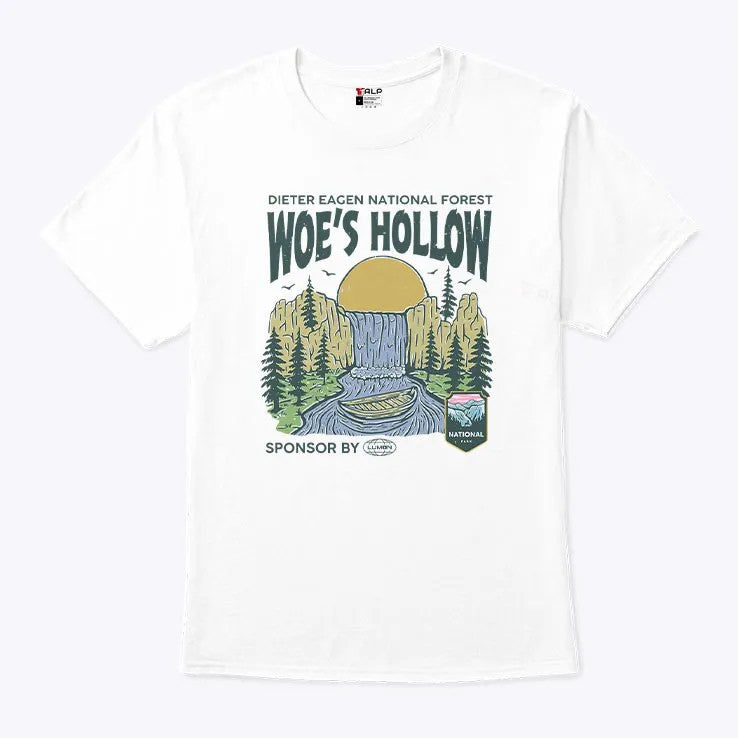 Dieter Eagan National Forest Woes Hollow Shirt Funny T-Shirt For Adults Country Boy Gift