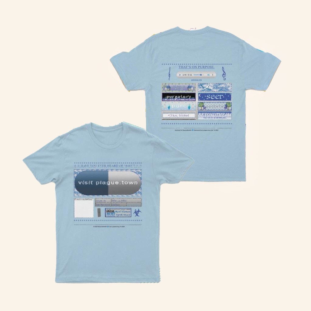 Diggers Factory Merch Plague Town Light Blue T-Shirt Gifts For Friends Diggers Factory Merch Plague Town Light Blue T-Shirt Gifts For Friends