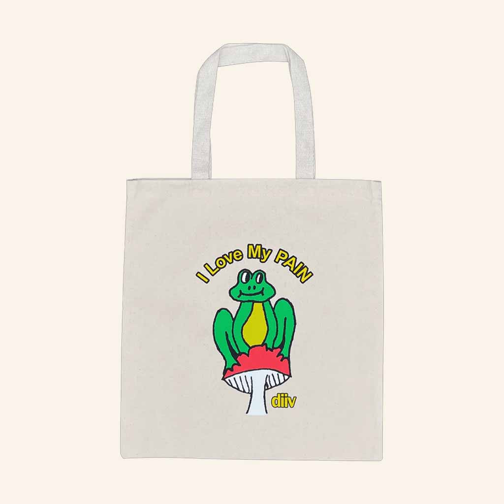 DIIV Merch I Love My Pain Tote Bag Christmas Ideas For Girlfriend
