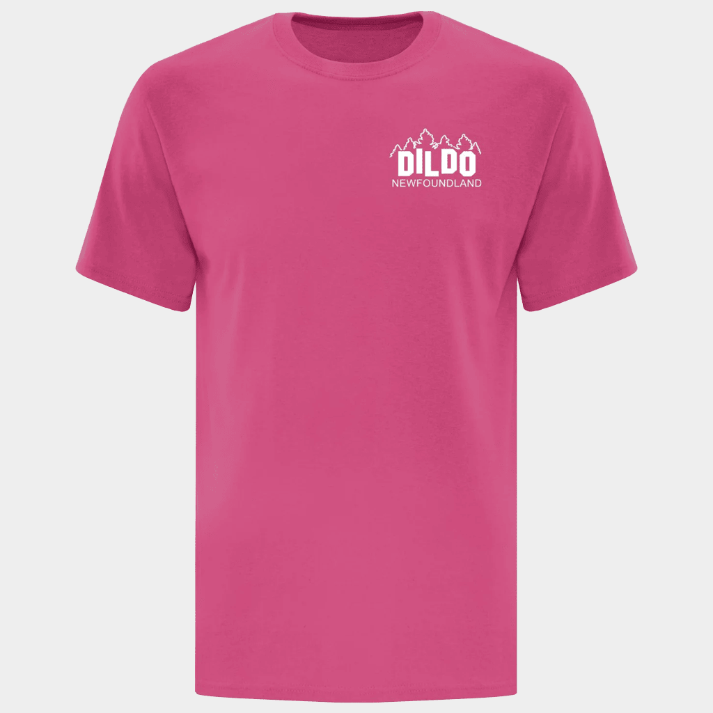 Dildo Newfoundland Merch Dildo Hill Sign T-Shirt Best Gift Ideas For Travel Lovers