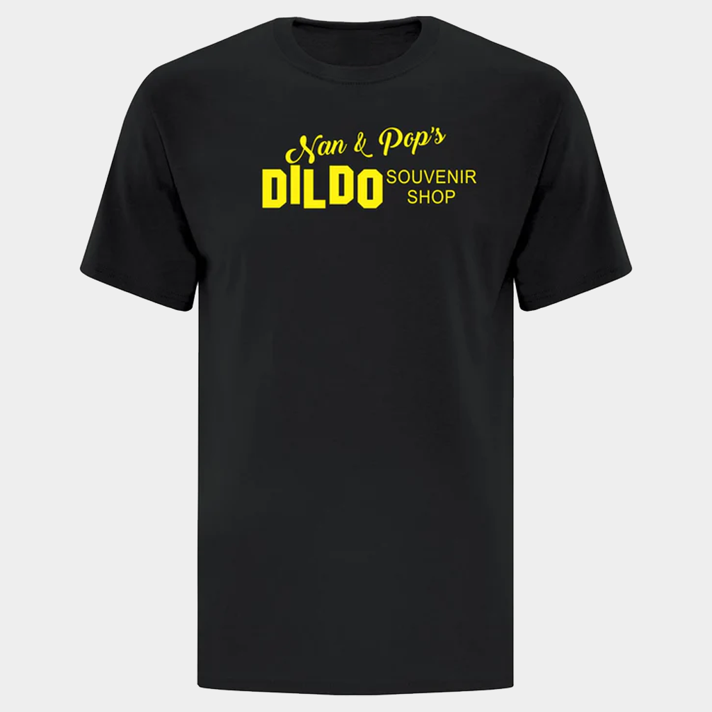 Dildo Newfoundland Merch Nan And Pop's Dildo Souvenir Shop T-Shirt Gift For Travel Lovers