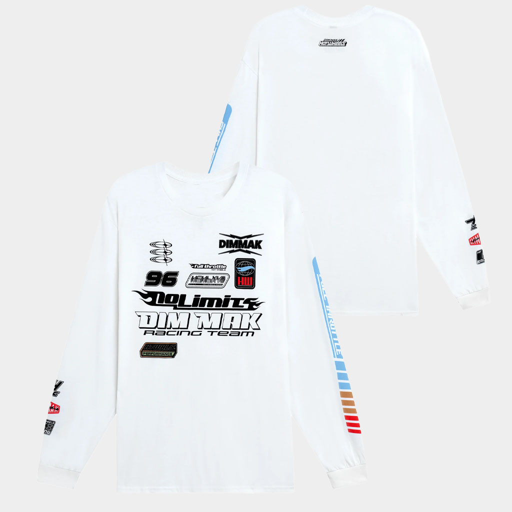 Dim Mak Collection Merch Hot Wheels x DIM MAK COLLECTION Racing Long Sleeve T-Shirt Dad Gifts-1