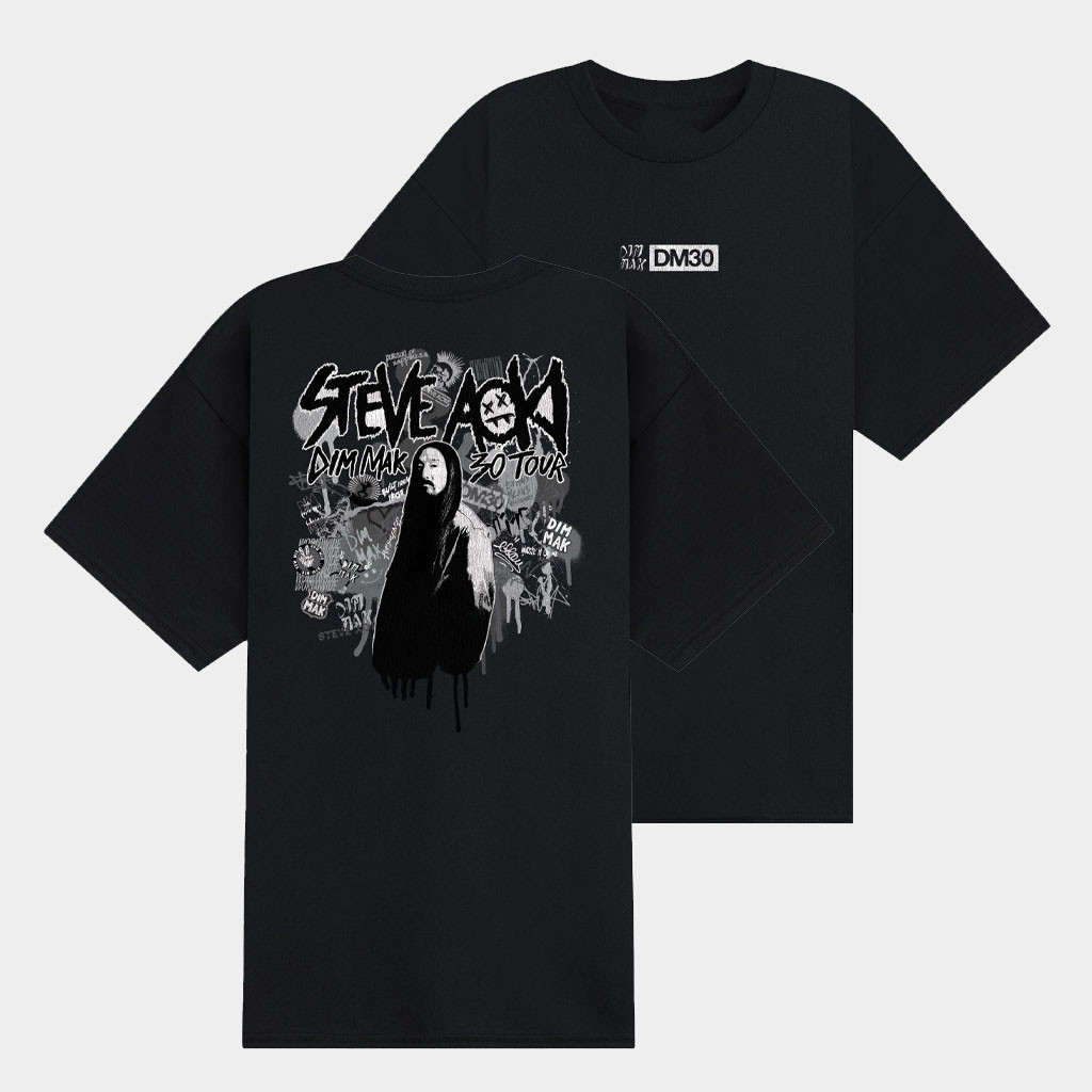 Dim Mak Collection Merch Steve Aoki Silo Dm30 Tour T-Shirt Gift Ideas For Him