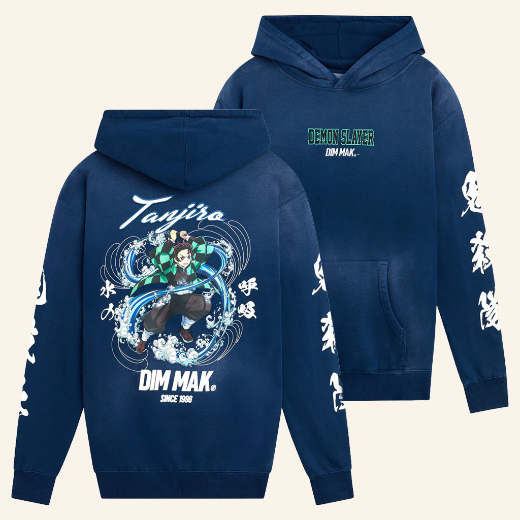 Dim Mak x Demon Slayer Merch Tanjiro River Hoodie Presents For Anime Lovers Dim Mak x Demon Slayer Merch Tanjiro River Hoodie Presents For Anime Lovers