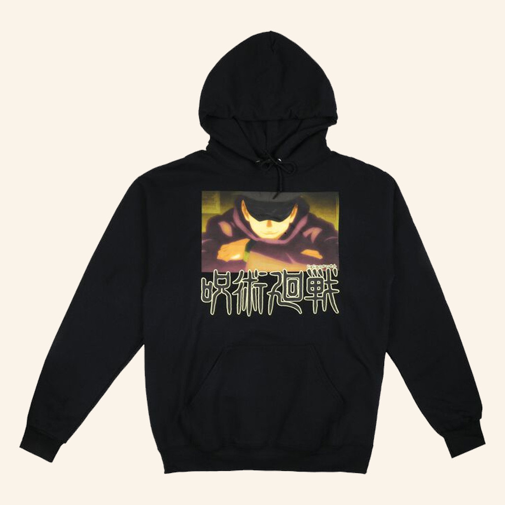 Dim Mak X Jujutsu Kaisen Merch Gojo Crossed Arms Hoodie Best Gifts For Anime Lovers Dim Mak X Jujutsu Kaisen Merch Gojo Crossed Arms Hoodie Best Gifts For Anime Lovers