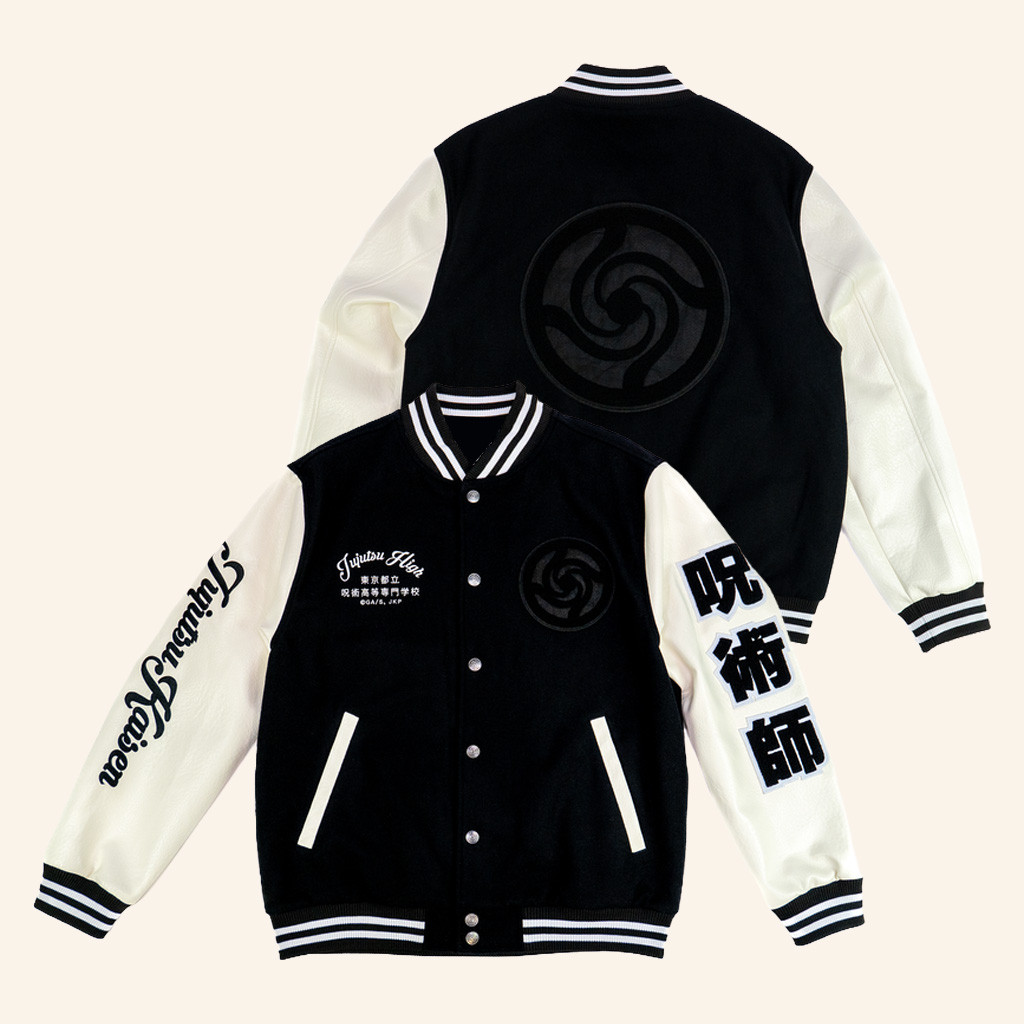 Dim Mak X Jujutsu Kaisen Merch Jujutsu High Varsity Jacket Best Gifts For Husband Dim Mak X Jujutsu Kaisen Merch Jujutsu High Varsity Jacket Best Gifts For Husband