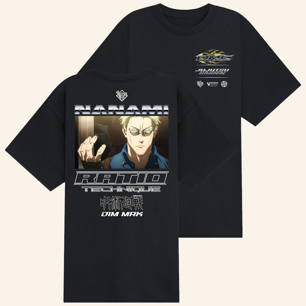 Dim Mak x Jujutsu Kaisen Merch Nanami T-Shirt Best Gifts For Anime Lovers