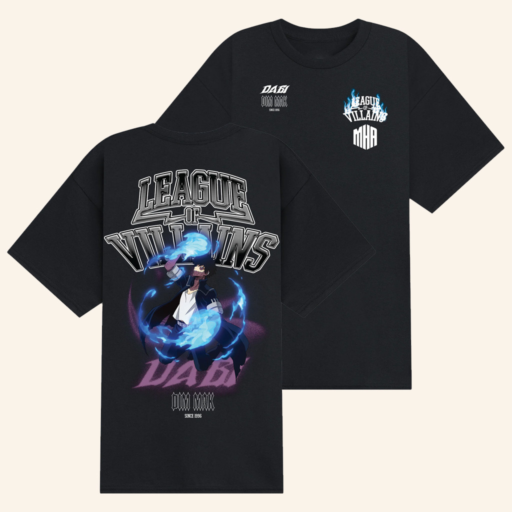 Dim Mak x My Hero Academia Merch Dabi Black T-Shirt Best Gifts For Anime Fans Dim Mak x My Hero Academia Merch Dabi Black T-Shirt Best Gifts For Anime Fans