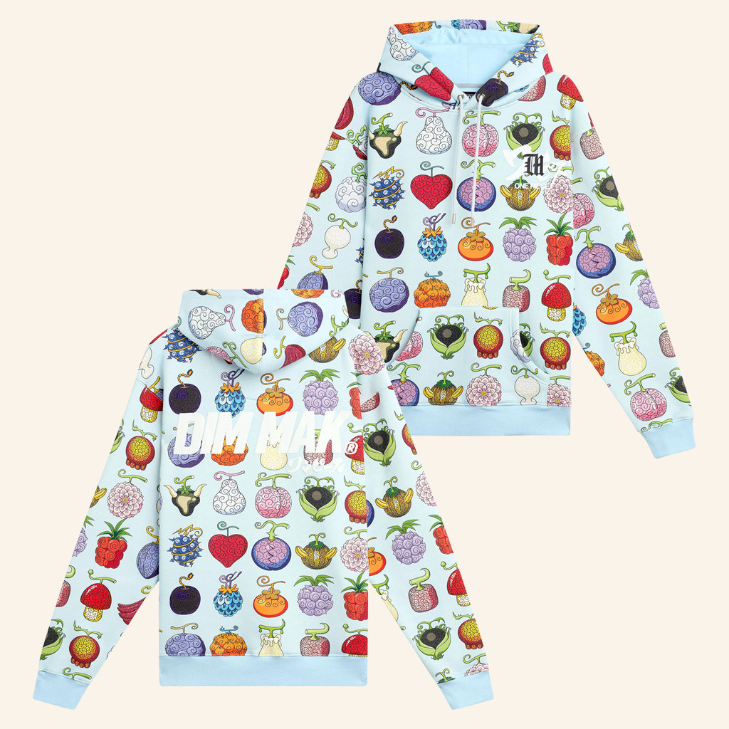 Dim Mak x One Piece Merch Devil Fruit Hoodie Best Gifts For One Piece Fans