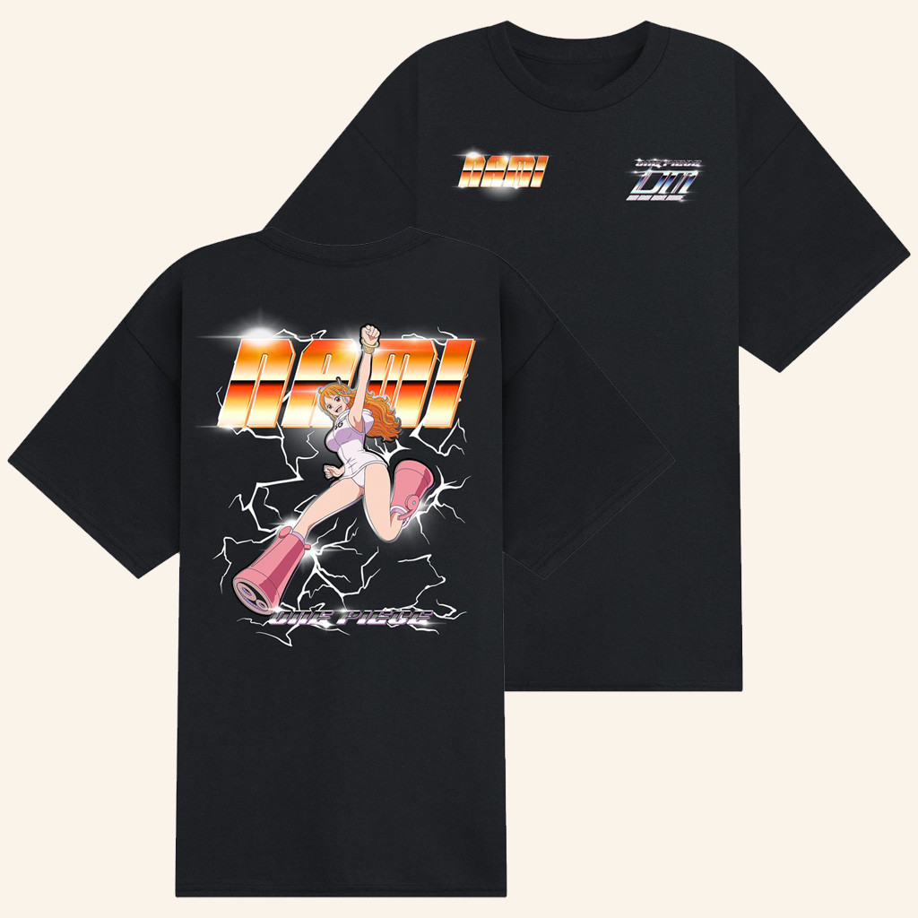 Dim Mak x One Piece Merch Nami Graphic T-Shirt Best Gifts For One Piece Fans