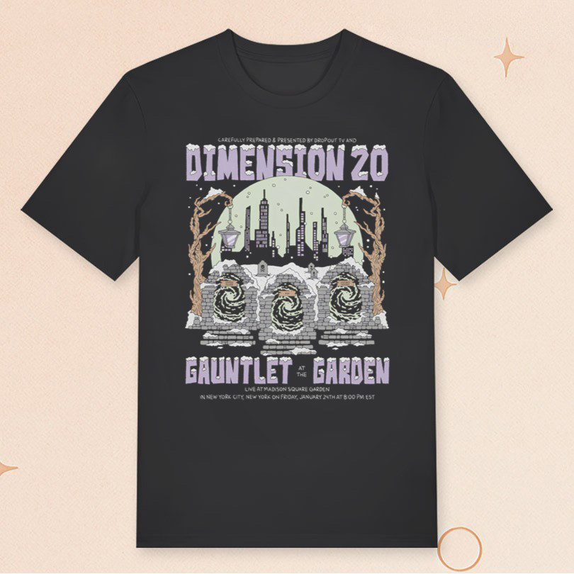 Dimension 20 Merch Gauntlet At The Garden T-Shirt Gifts For DND Lovers