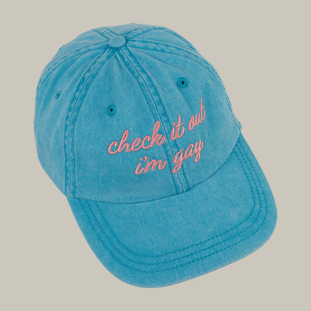 Dimension 20 Series Check It Out I'm Gay Hat Ragh Barkrock Baseball Cap Gift For Rpg Fans