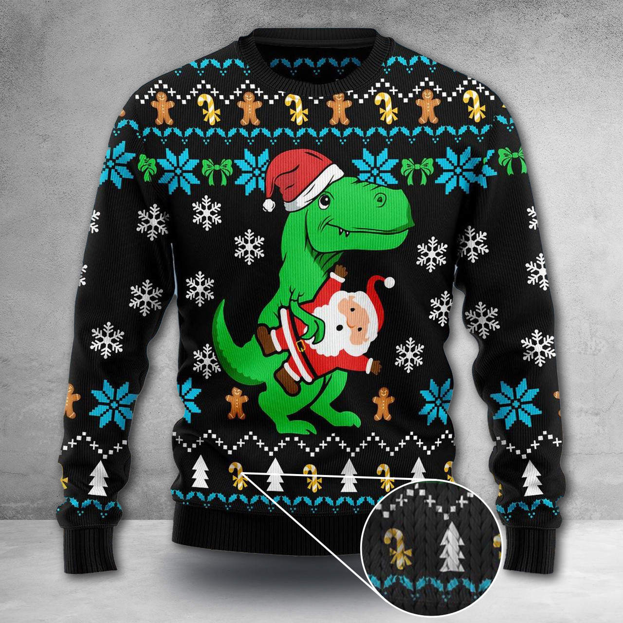 Dinosaur Christmas Sweater Dinosaur Ugly Christmas Sweater Funny Gifts For Teens