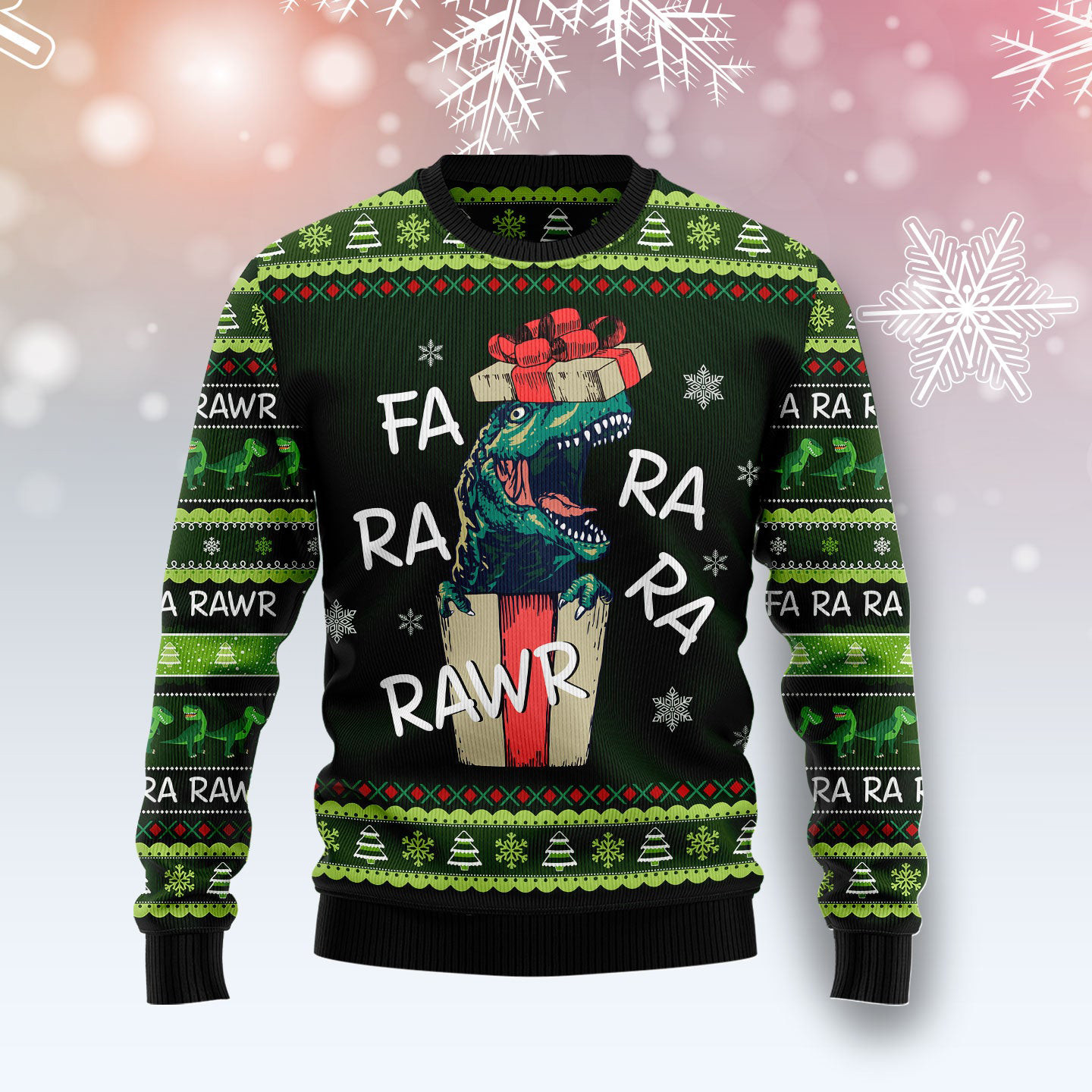 Dinosaur Gift Farararara Ugly Christmas Sweater Merry Xmas Clothing Cool Dinosaur Gifts
