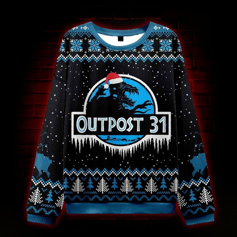 Dinosaur Outpost 31 Ugly Christmas Sweater Best Xmas Clothing Gifts For Girlfriend