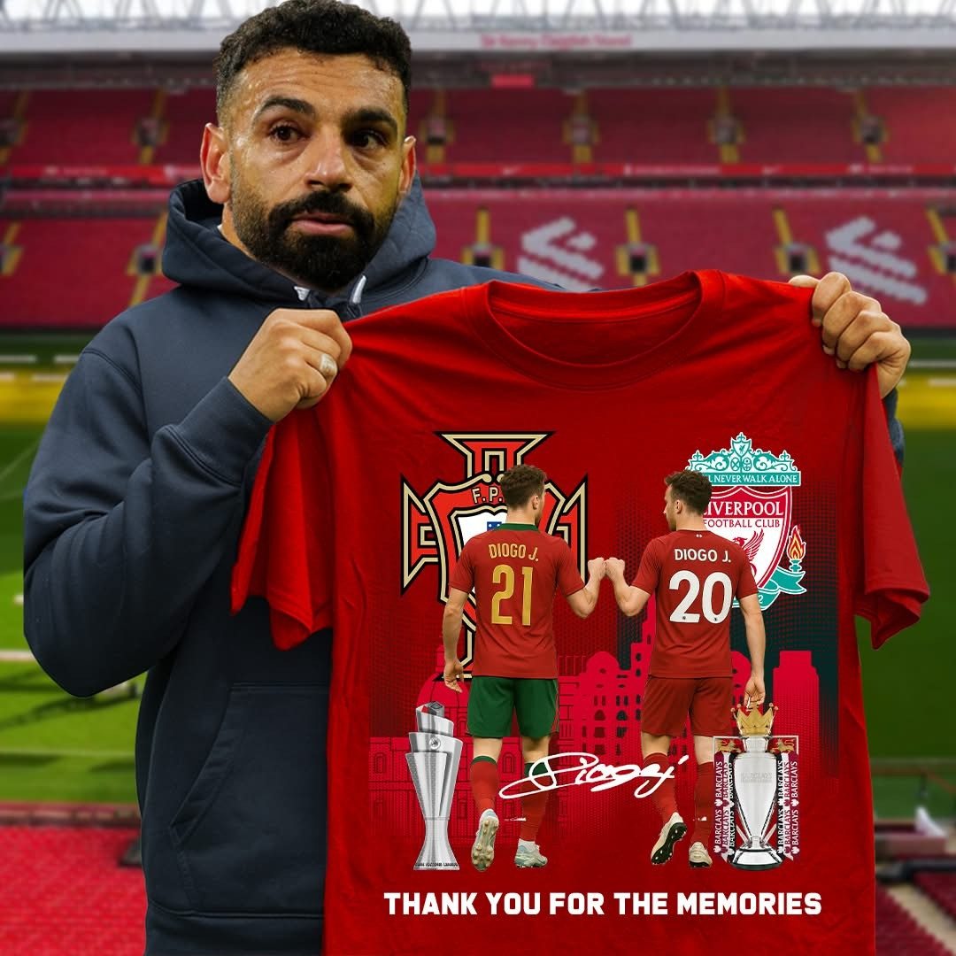 Diogo Jota Tribute Thank You For The Memories T-Shirt Liverpool Fan Gift Ideas For Him