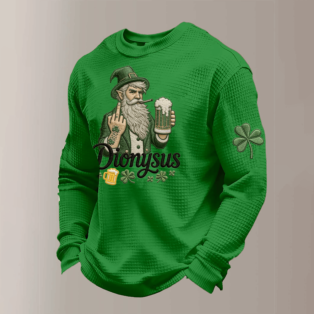 Dionysus St Patrick's Day Long Sleeve Shirt St Patrick's Day Apparel Best Gift For St Paddys Day