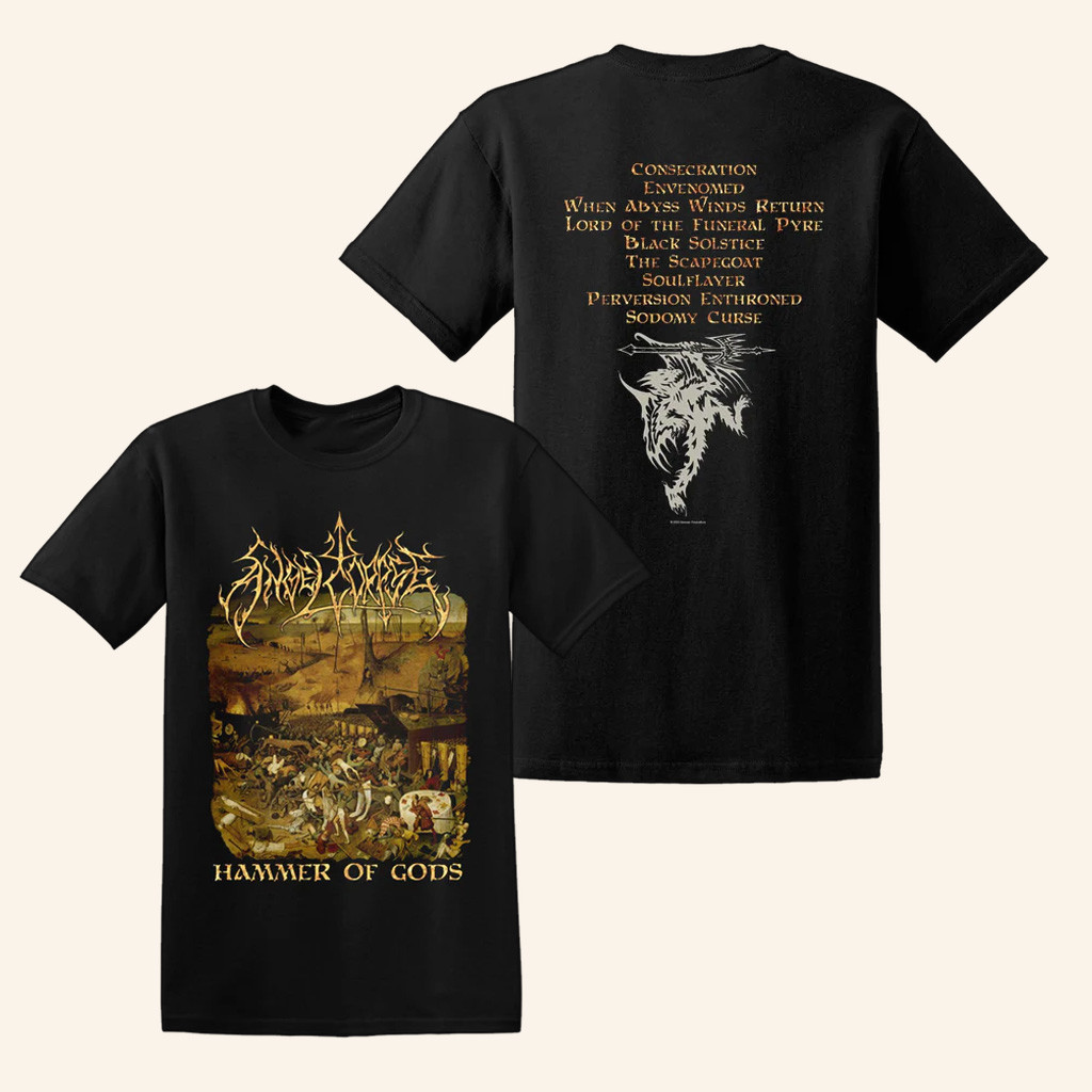 Direct Merch Angelcorpse Hammer Of Gods T-Shirt Christmas Gifts For Husband