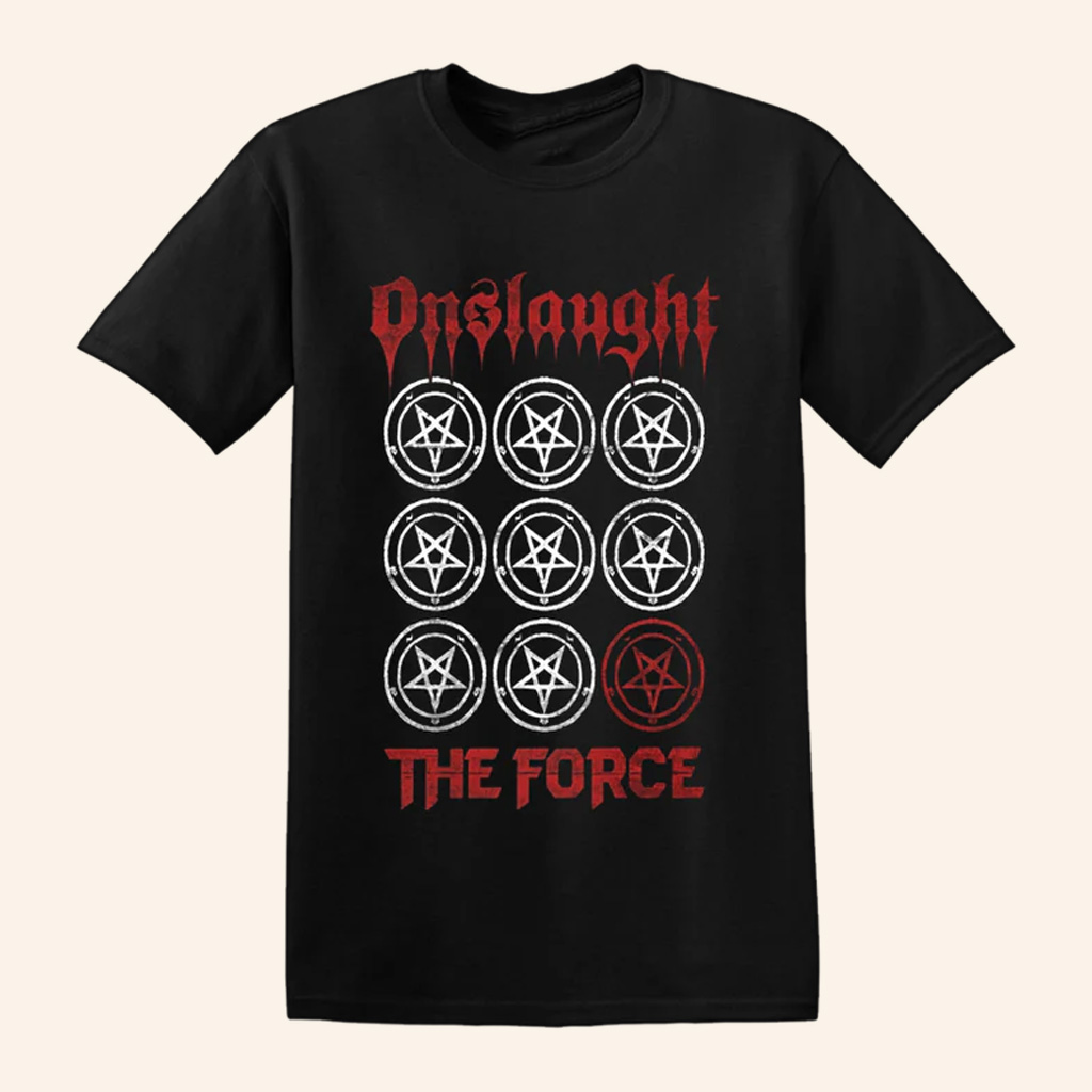 Direct Merch Onslaught The Force Pentagrams T-Shirt Onslaught Merch Gifts For Brothers