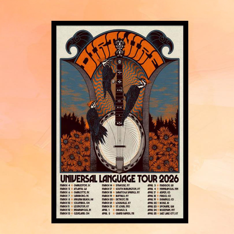 Dirtwire Merch Universal Language Tour 2026 Poster Home Decor Presents For Music Lovers