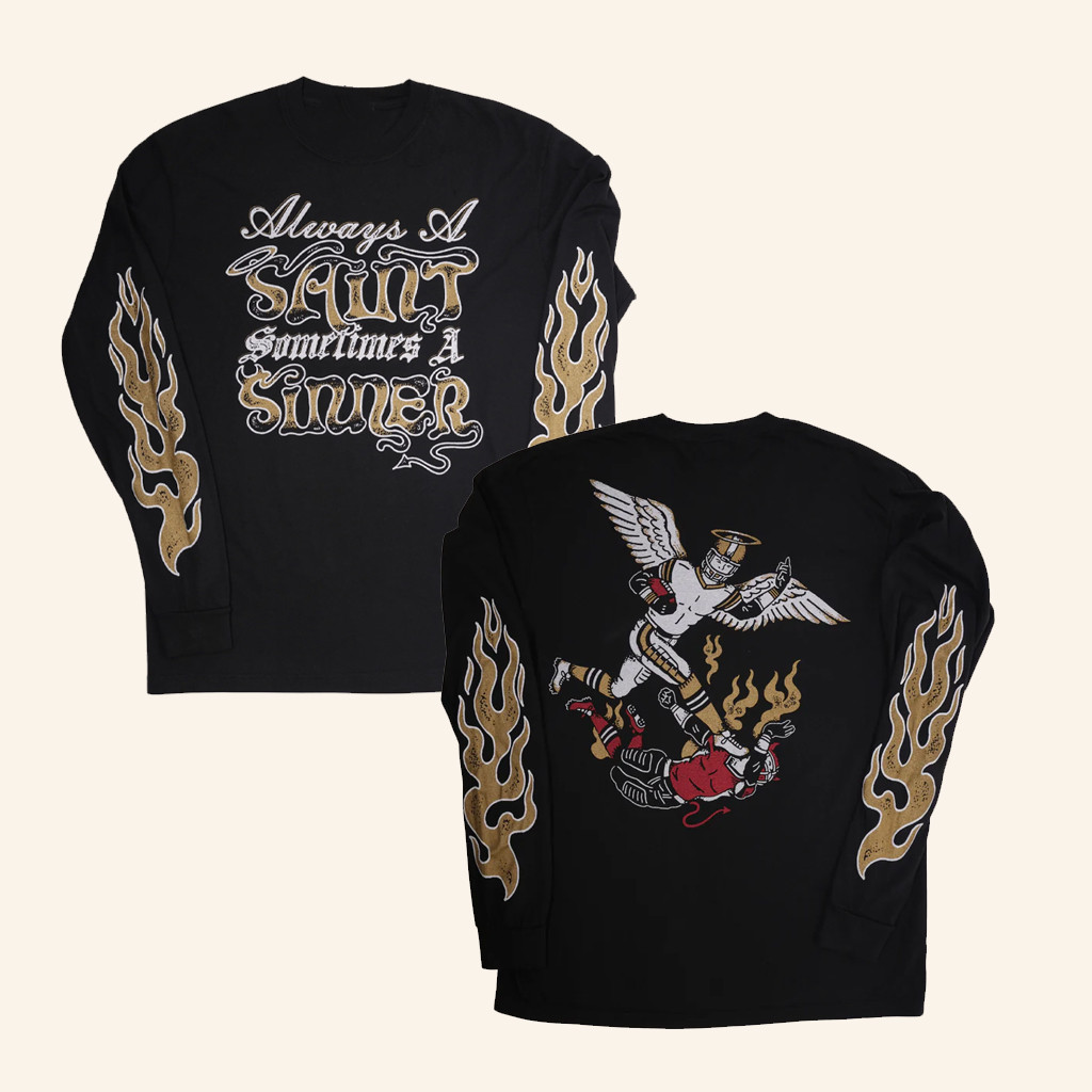 Dirty Coast Merch Always A Saint Sometimes A Sinner Long Sleeve Shirt Gifts For Husband Dirty Coast Merch Always A Saint Sometimes A Sinner Long Sleeve Shirt Gifts For Husband