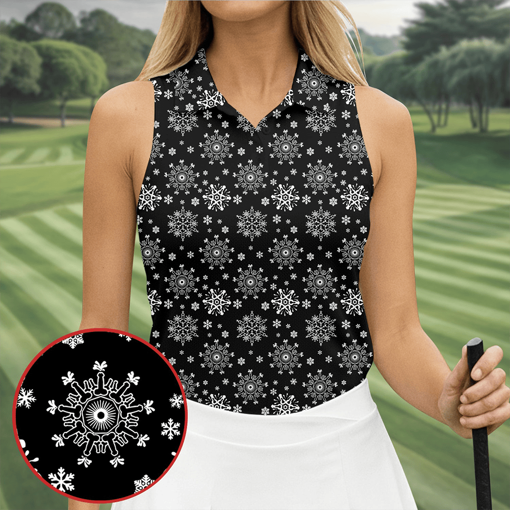 Dirty Funny Adult Humor Snowflakes Black Golf Shirt Fun Women S Golf Shirts Christmas Golf Shirt Ladies Golf Shirts