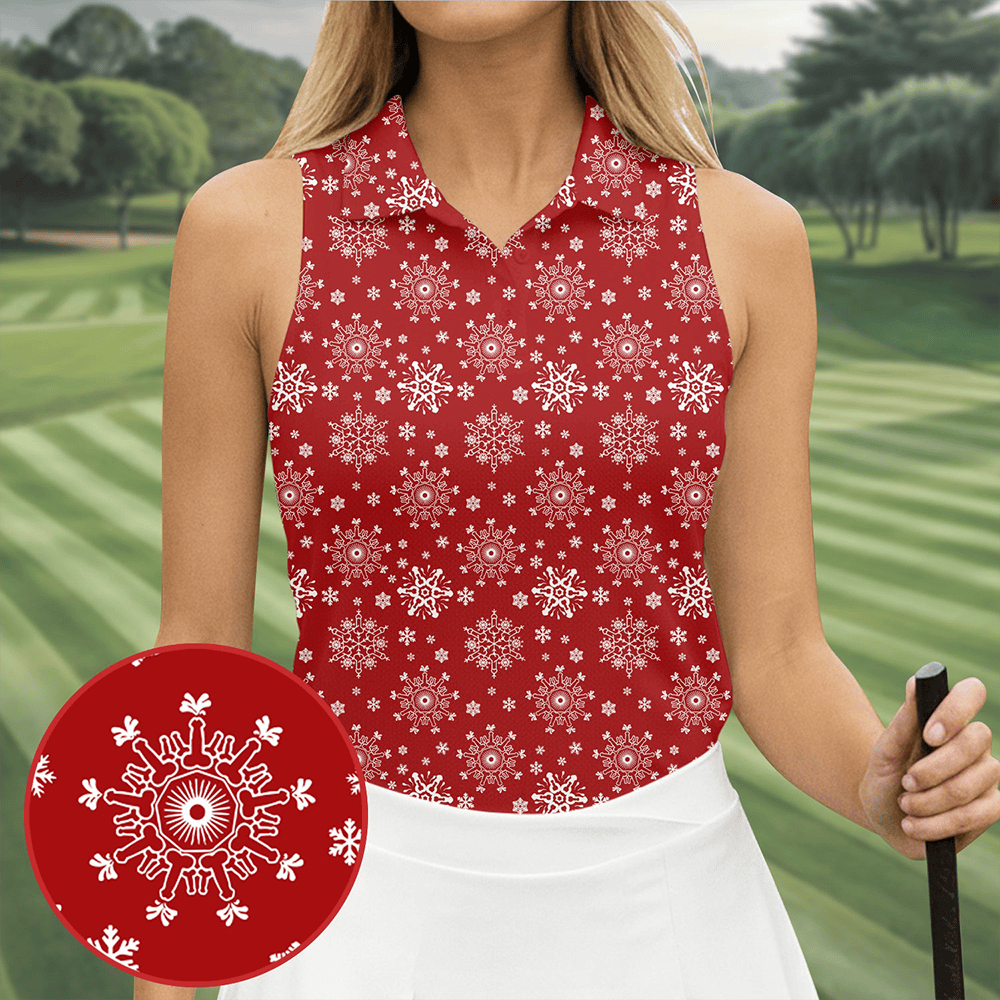 Dirty Funny Adult Humor Snowflakes Red Golf Shirt Fun Women S Golf Shirts Christmas Golf Shirt Ladies Golf Shirts