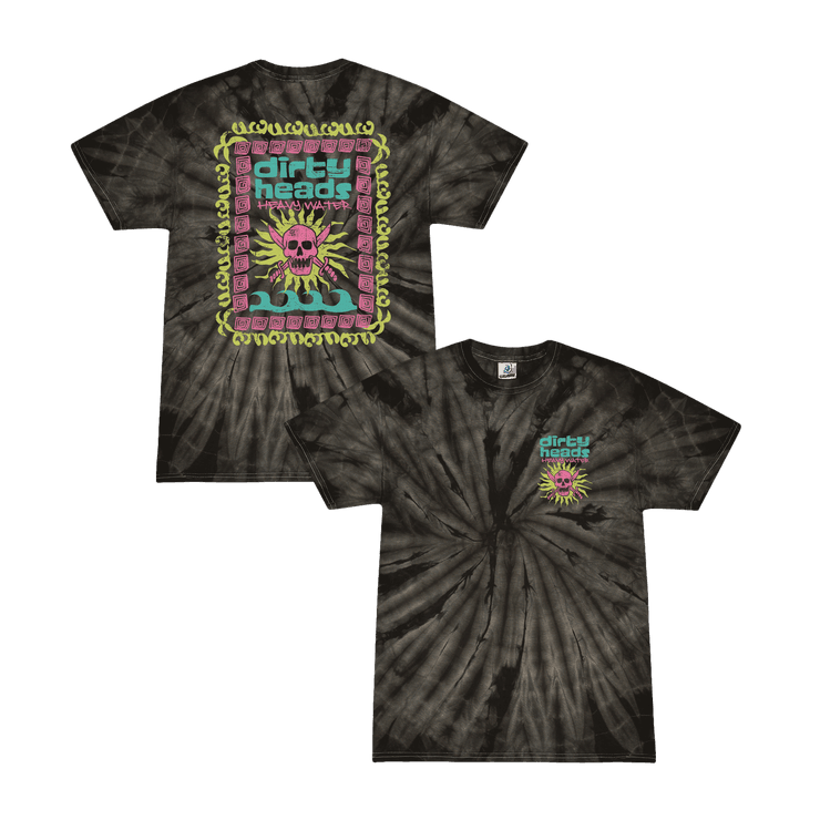 Dirty Heads Merch Heavy Water Black Tie Dye T-Shirt Gifts For Husband