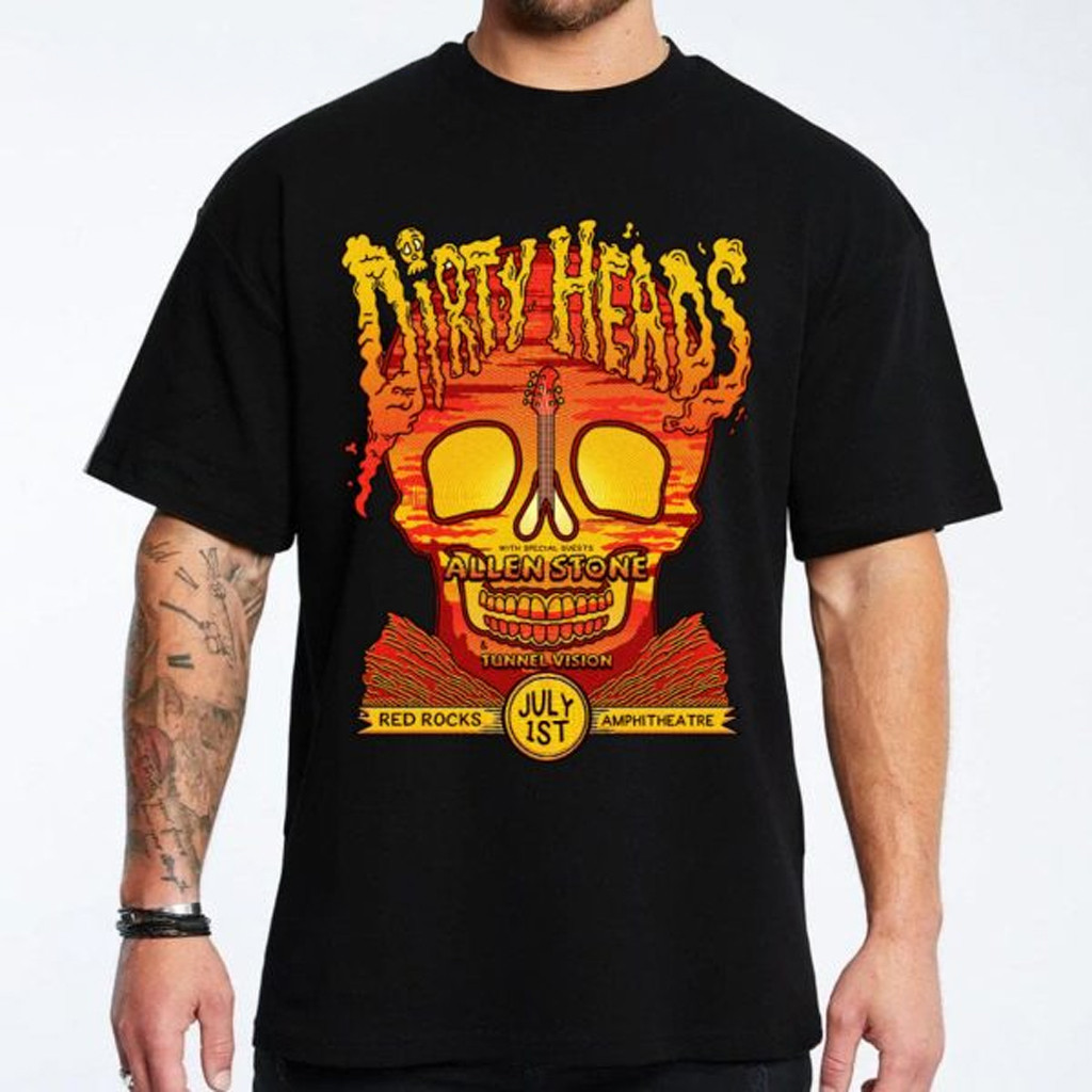 Dirty Heads With Allen Stone Red Rocks Shirt Fan Merch Gifts For Rock Music Lovers