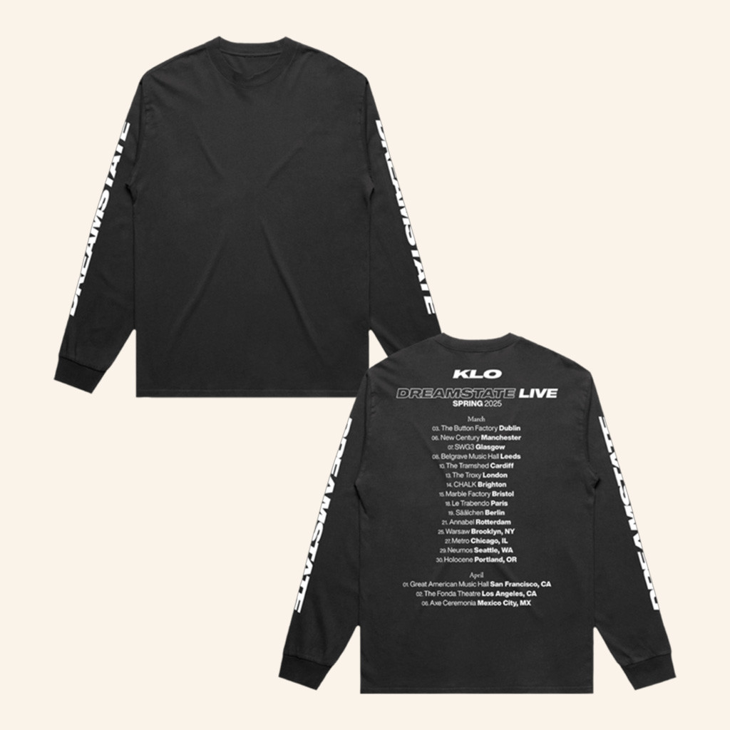 Dirty Hit Merch Kelly Lee Owens Dreamstate Tour Long Sleeve T-Shirt Gift Ideas For Friends Dirty Hit Merch Kelly Lee Owens Dreamstate Tour Long Sleeve T-Shirt Gift Ideas For Friends