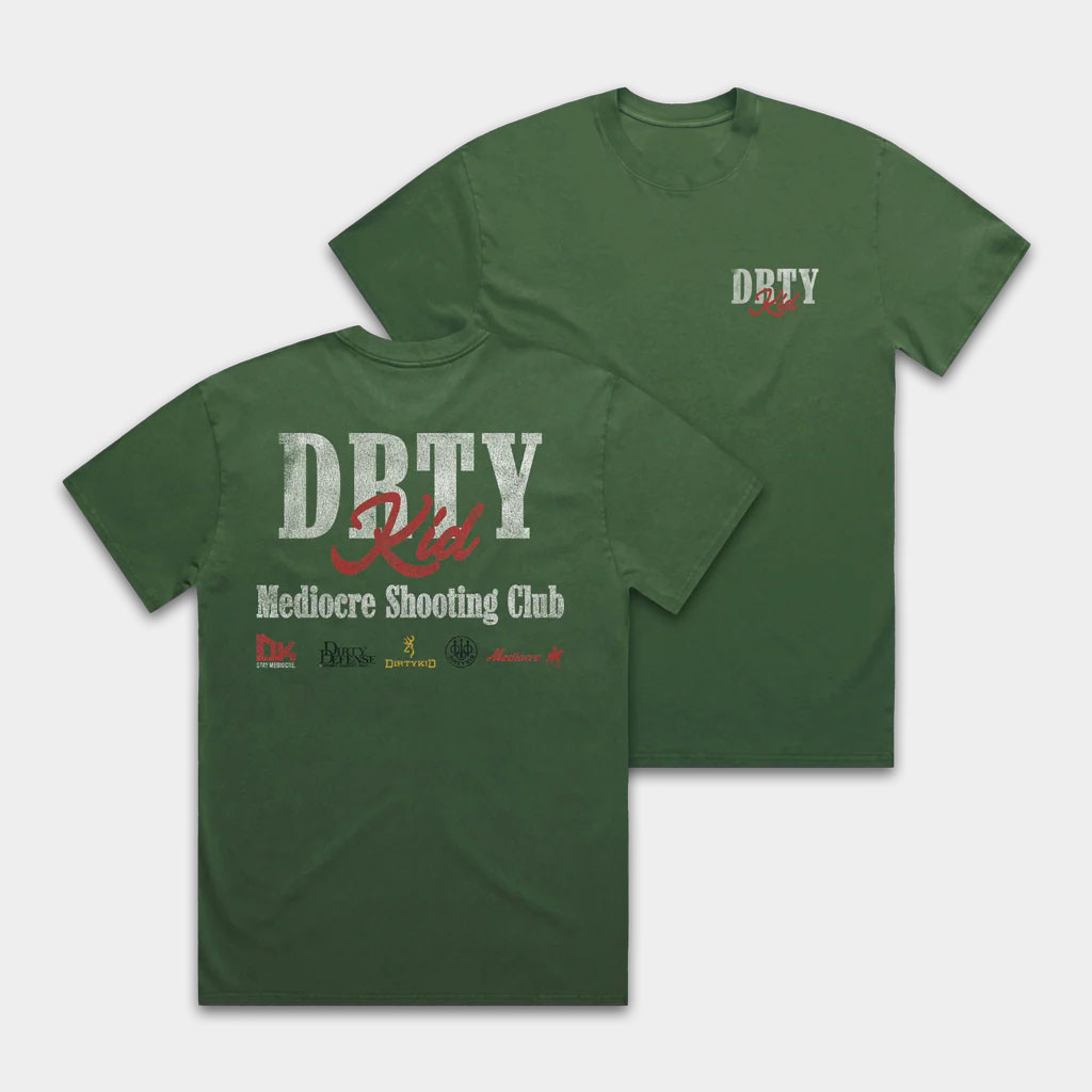 Dirty Kid Merch Mediocre Shooting Club T-Shirt Birthday Gift Ideas For Him