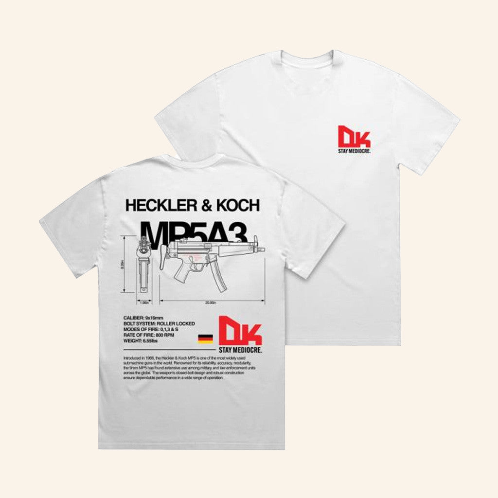 Dirty Kid Merch Mp5a3 T-Shirt White Gifts For Friends