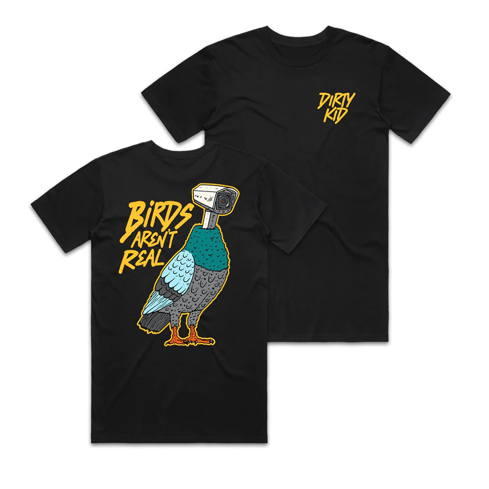 Dirty Kid Merch T-Shirt Camera Birds Aren't Ready Dirty Kid Clothing Merchandise Gifts