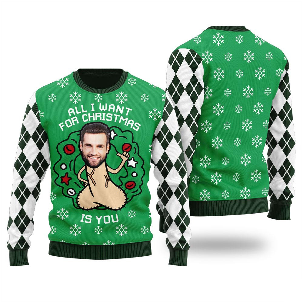 Dirty Personalized Christmas Sweatshirt For Men Secret Santa Gifts For Her