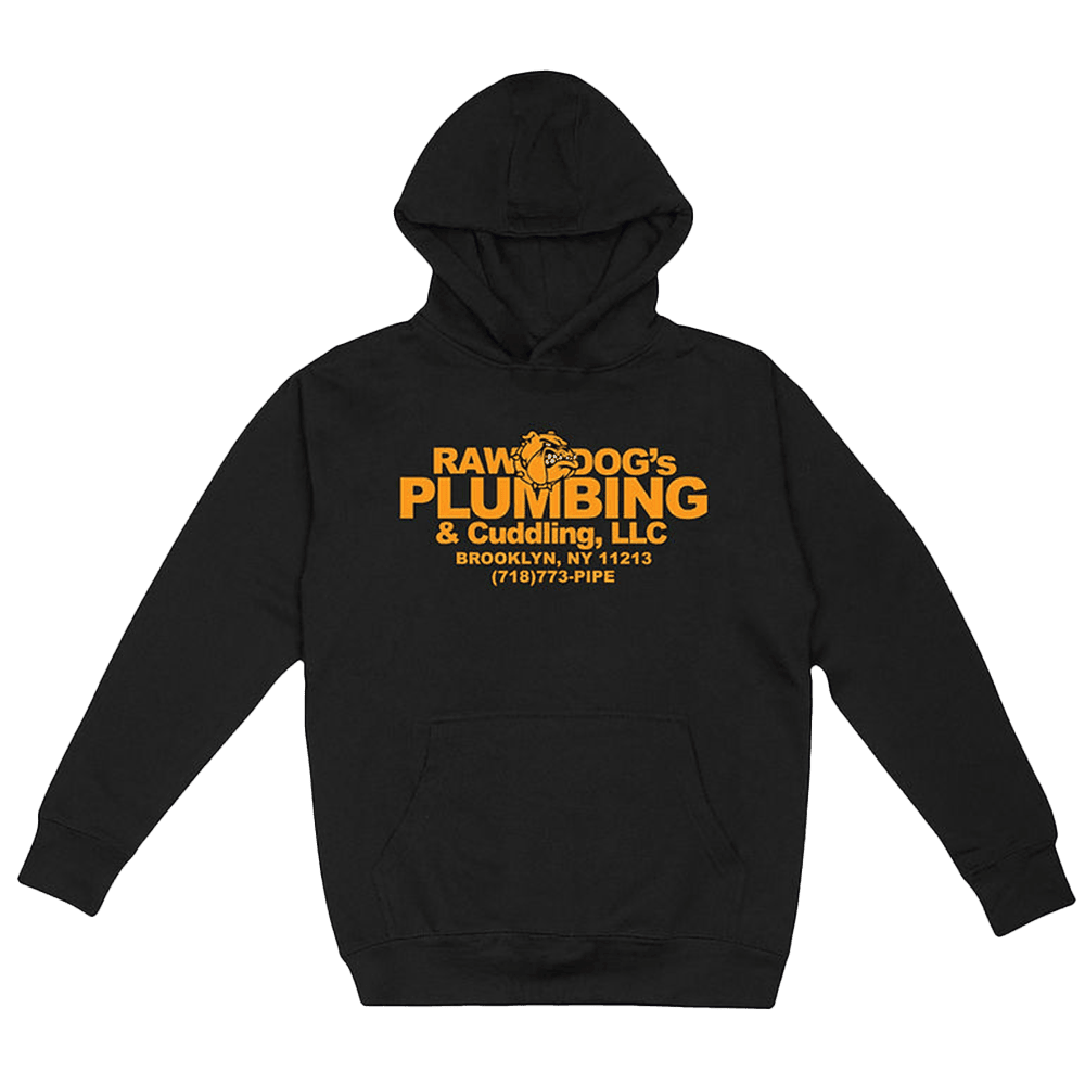 Dirty Street Confessions Merch Hoodie Raw Dog's Plumbing And Cuddling LLC Hoodie