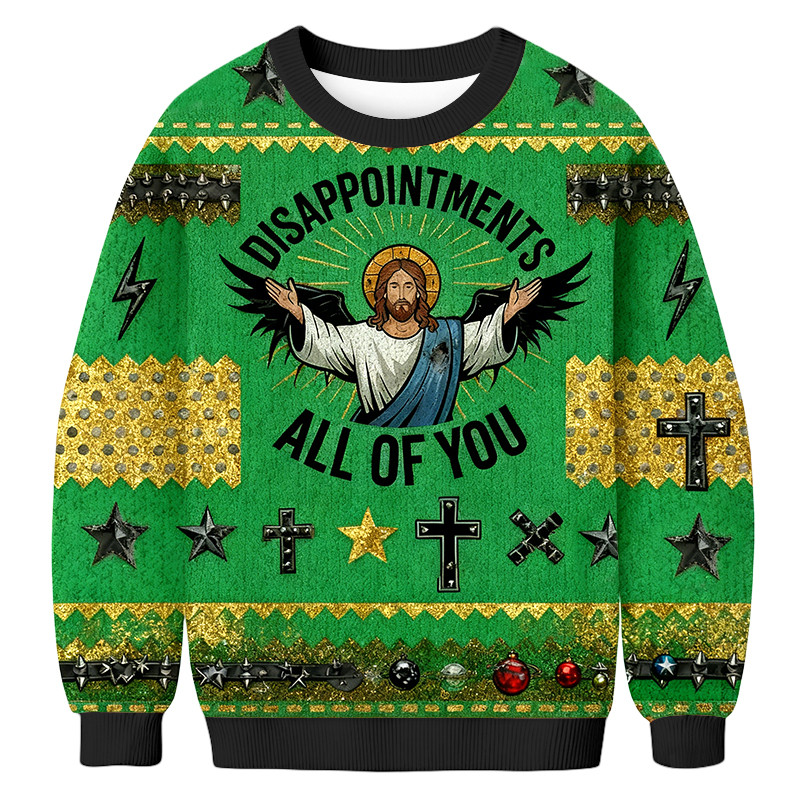 Disappointments All Of You Christmas Ugly Sweater Christian Religious Christmas Gifts