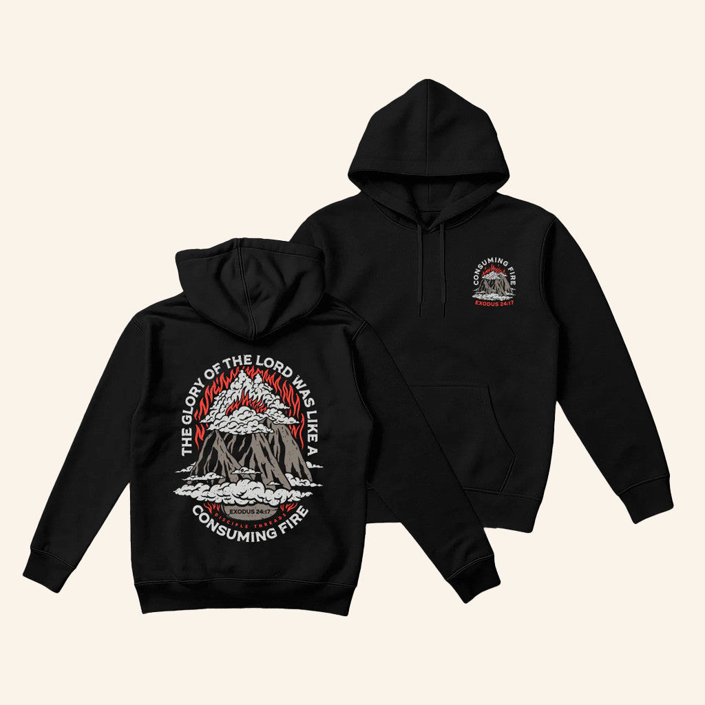 Disciple Threads Merch Consuming Fire Hoodie Present For Husband Disciple Threads Merch Consuming Fire Hoodie Present For Husband