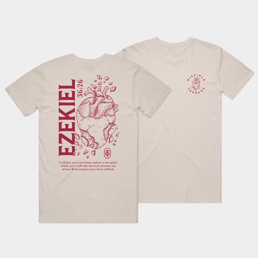 Disciple Threads Merch Heart Of Flesh T-Shirt Birthday Gift For Husband