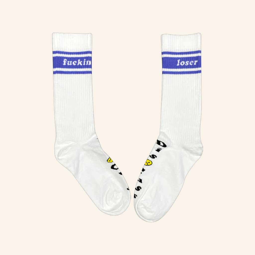 Disheveled Cuss Merch Fucking Loser Socks Christmas Present For Friend Disheveled Cuss Merch Fucking Loser Socks Christmas Present For Friend